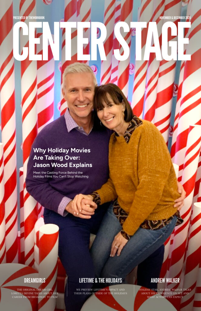 Center Stage December 2025 cover featuring Jason Wood & Nancy Bennett